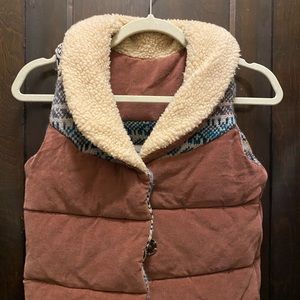 Vintage Free People puffy vest